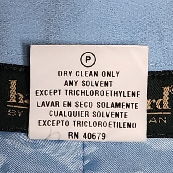 Harvé Benard NWT High-Rise Wide-Leg Trousers | Fully Lined Sky Blue - Picture 13 of 13